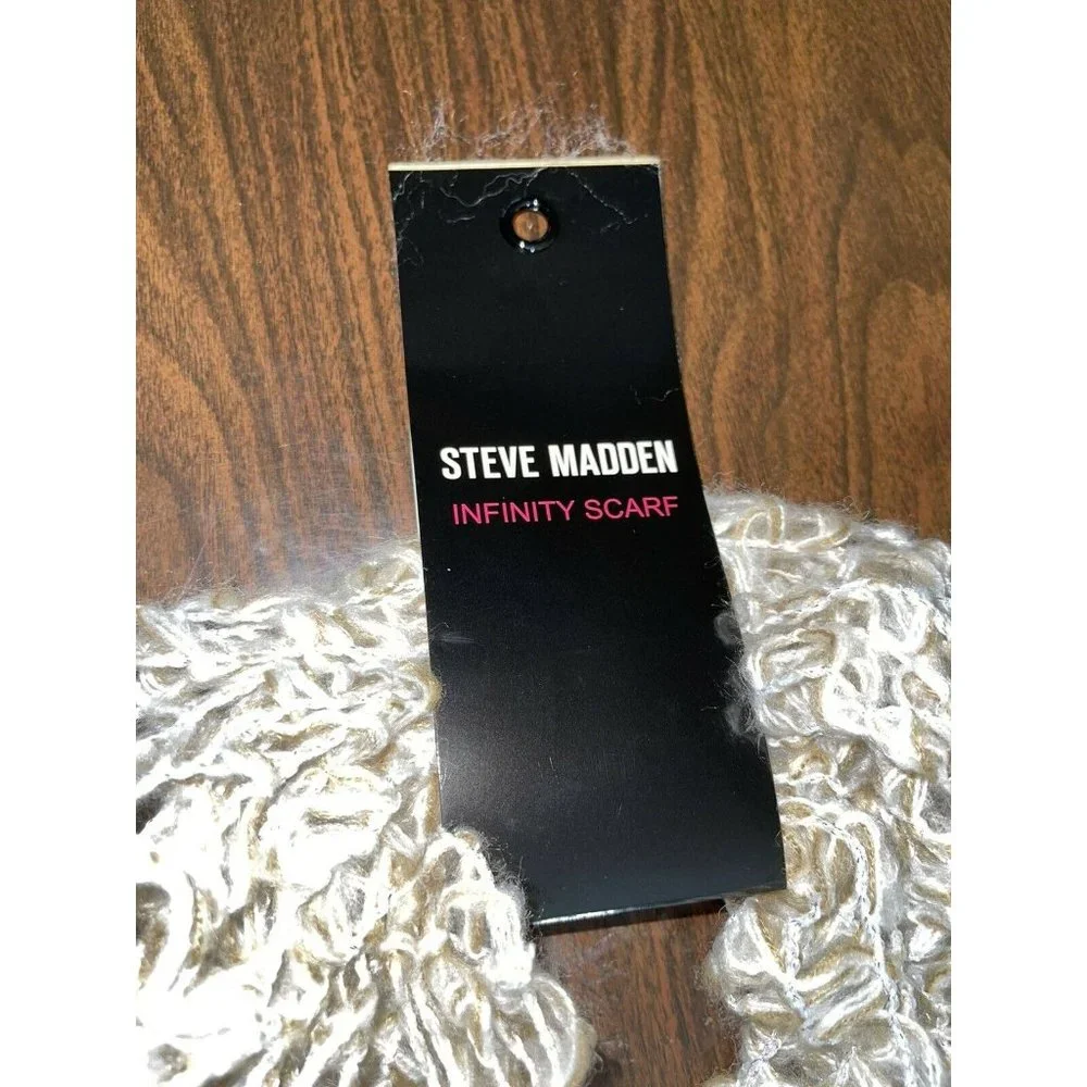 Steve Madden Loose Weave Infinity Scarf (Camel) Retail $44.00